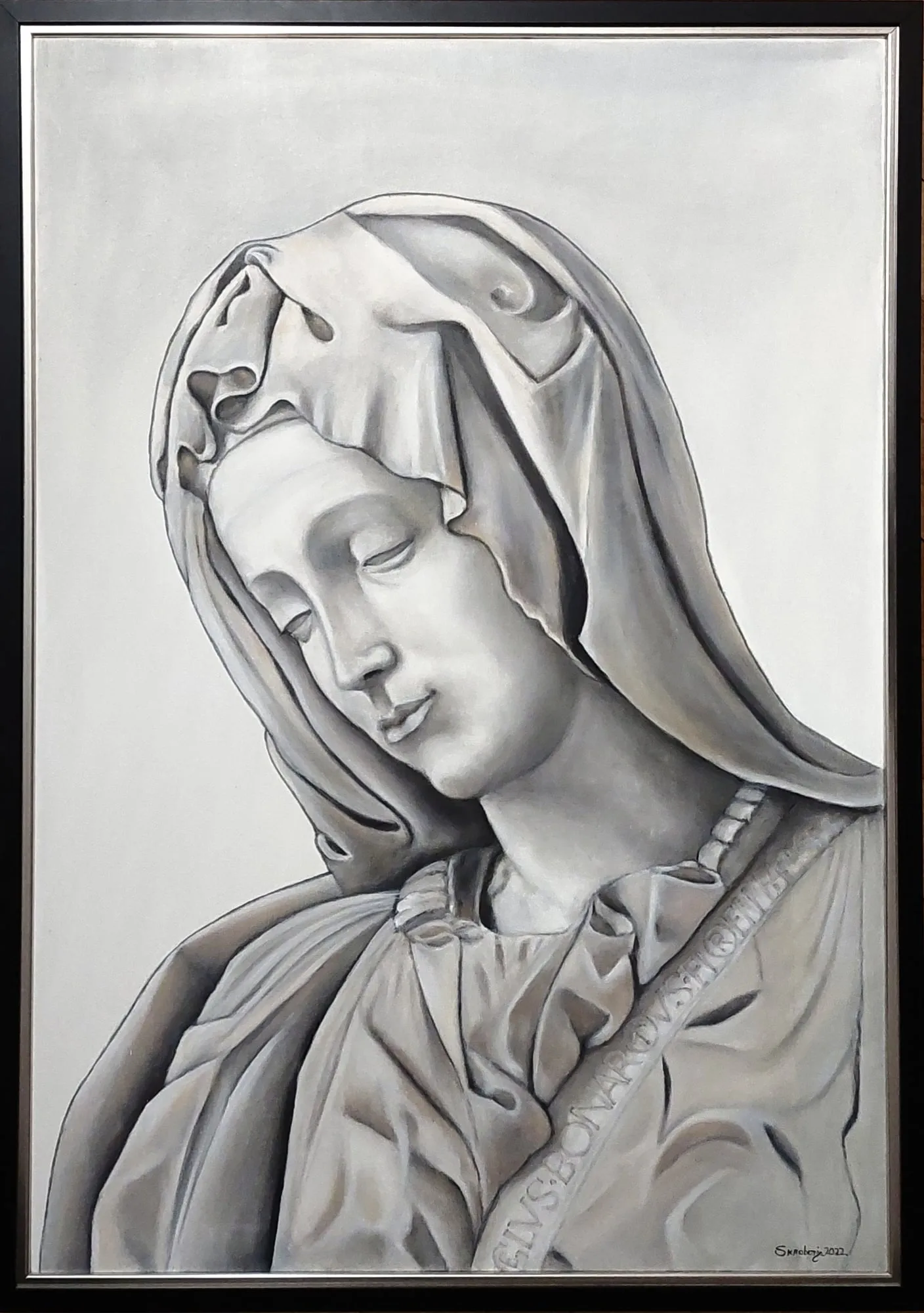 Slika „Pijeta“, ulje na platnu, 70 × 100 cm, Biljana Skrobonja